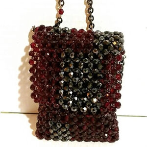 DKNY mini beaded handbag